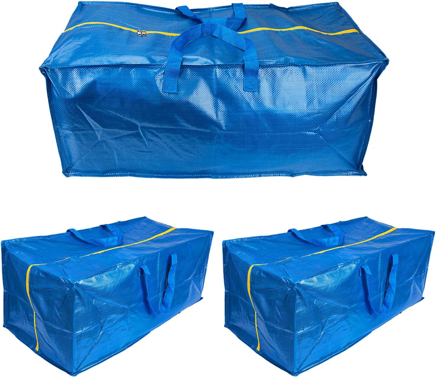 LUTER Large Clothing Storage Bags Reusable Moving Bags Underbed Storage