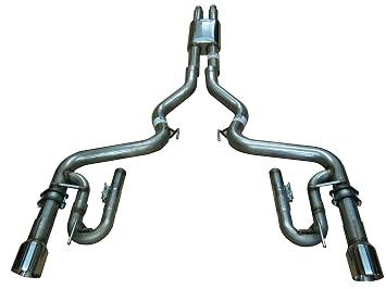 Corsa 14332 Sport Cat Back Exhaust System 2015 2017 Ford Mustang Gt Coupe 50l V8