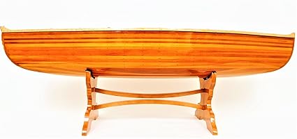 Amazon Com Wooden Boat Usa Wooden 5 Feet Canoe Table