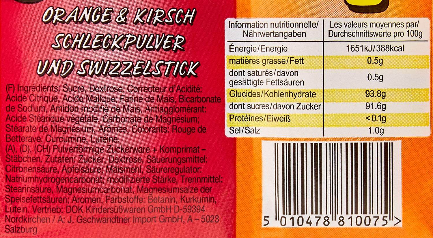 Dok Double Dip Schleckpulver, 24er Pack (24 x 18 g Packung) 2