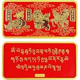 2025 Fengshui 3 Celestials Plaque Red Three Killings Decorative Ornament w5642