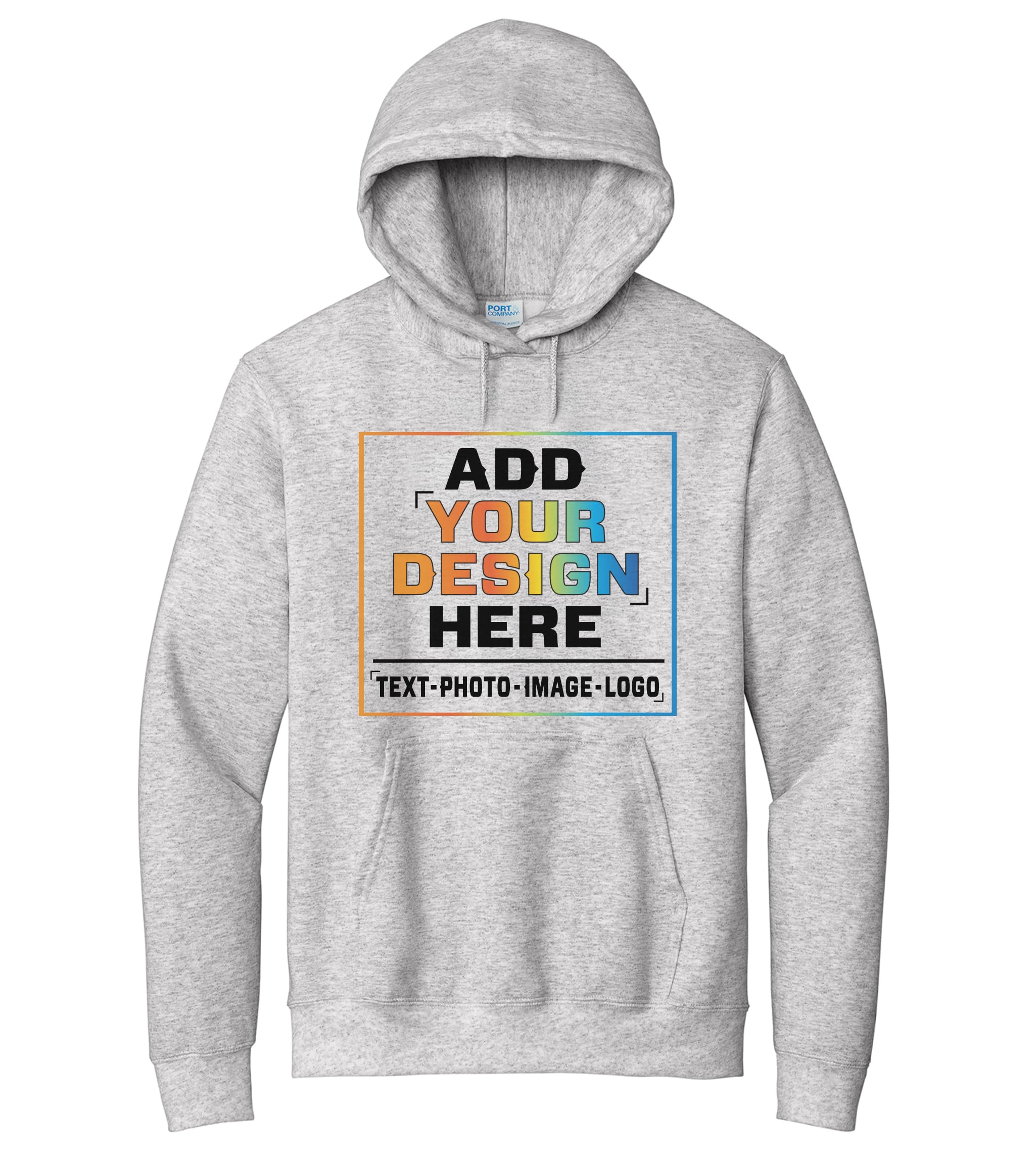 TEEAMORE Men Women Custom Hoodie Design Your Own