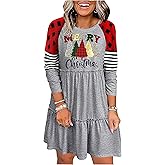 CHUNTIANRAN American Flag Star Vertical Striped Ruffled Mini Dress Women 4th of July Patriotic Dresses Casual Tank Dress