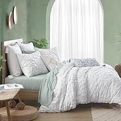Peri Home 100% Cotton 3-Piece Comforter and Sham