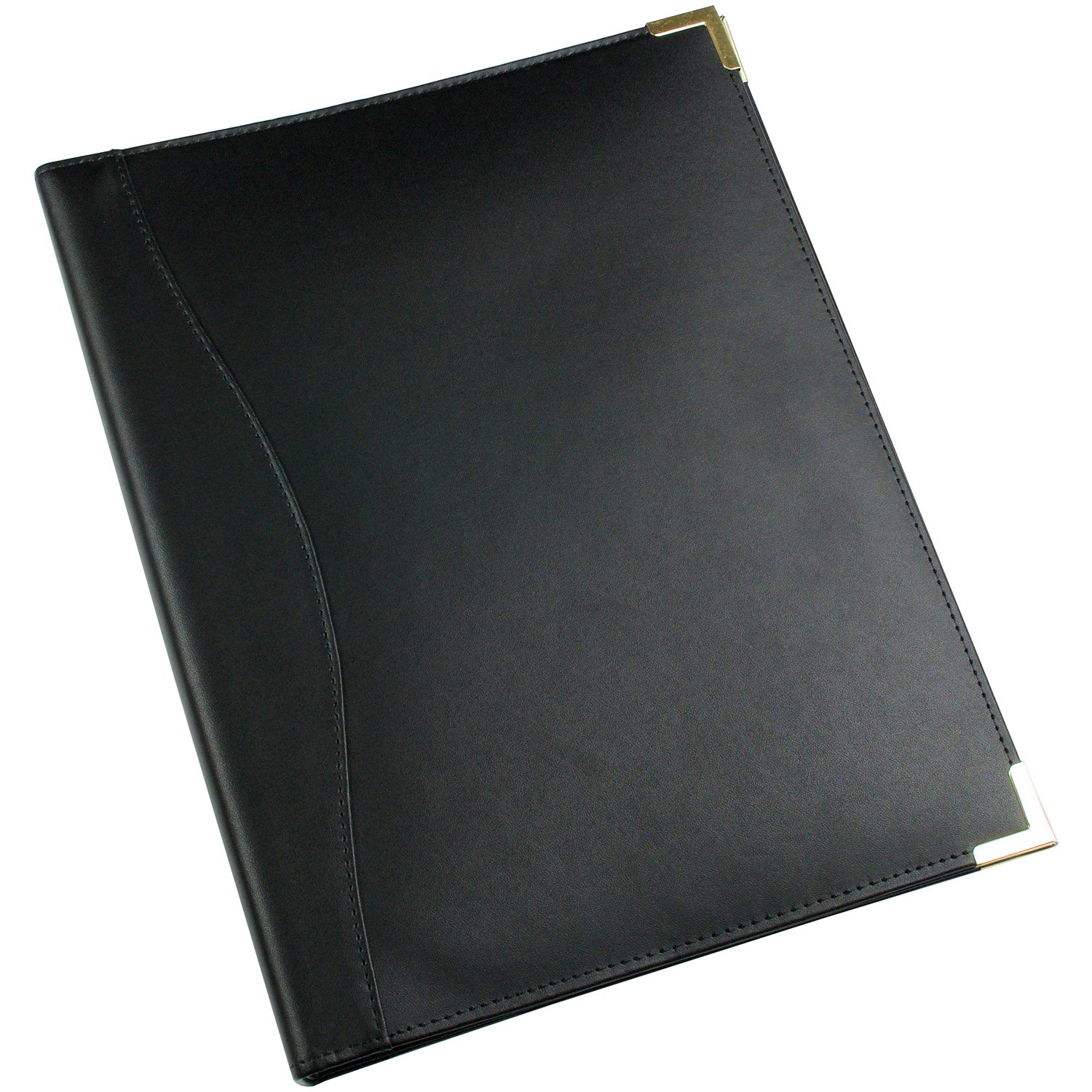 Esposti Executive A4 Ring Binder Leather Cover 4 Rings Silver