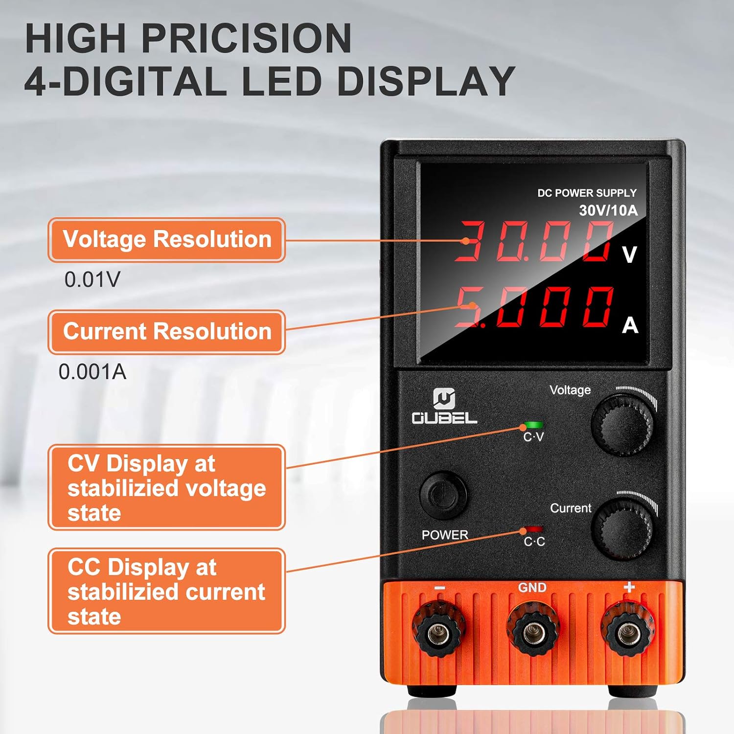 Adjustable DC Power Supply (0-30 V 0-10 A) - Image 3