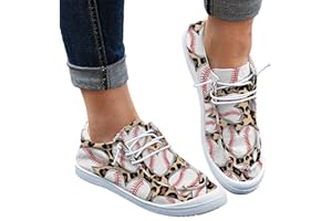 Jegwey Women Sneakers Fashion Casual Baseball Non Positioning Printed Sneakers, Canvas Fashion Casual Shoes Women Casual Shoes