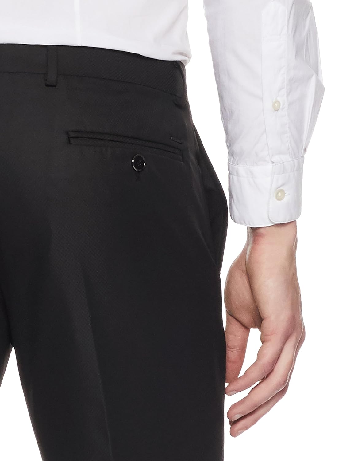 blackberrys men's slim fit formal trousers