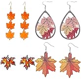 Fall Earrings Thanksgiving Maple Leaf Earrings Set Autumn Fall Earrings for Women