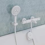 Hansgrohe Raindance Select S Shower Head 125 mm Matt White 3 Sprays view 2