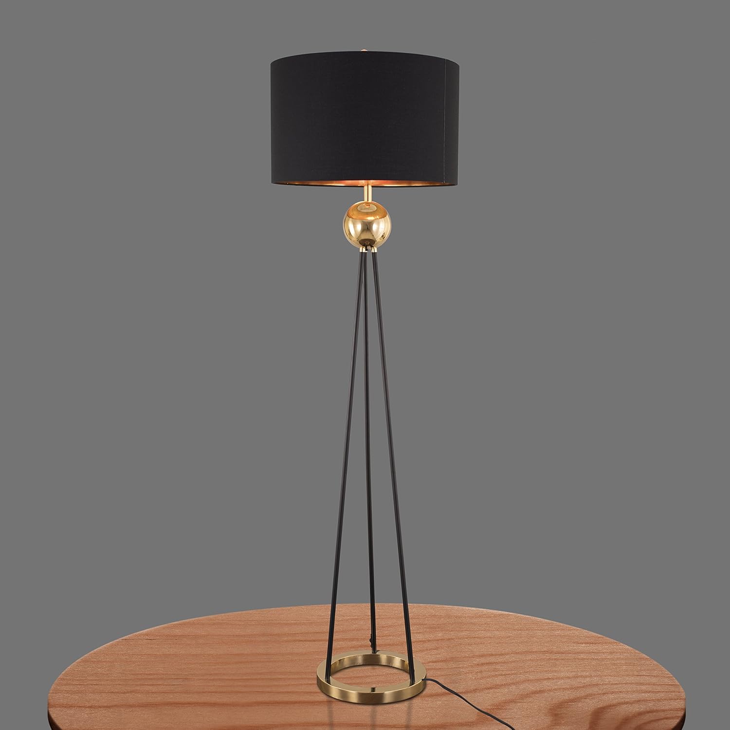 white company floor lamp