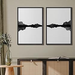 MUDECOR Framed Canvas Print Wall Art Set Minimal