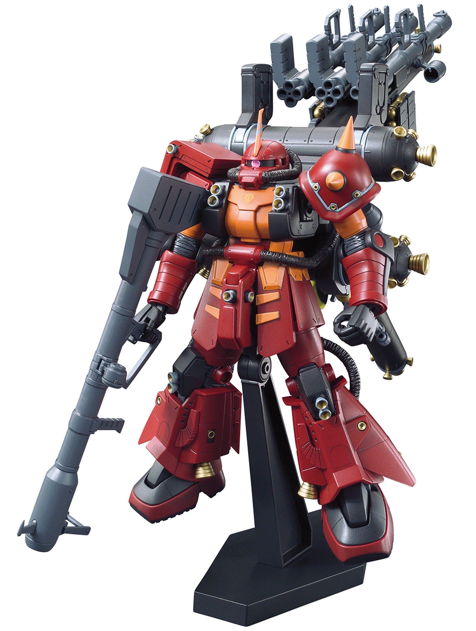 BANDAI Hobby HGTB Psycho Zaku Anime Colored Gundam Thunderbolt Action Figure