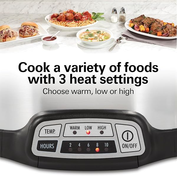HAMILTON BEACH 6-9 QUARTS PROGAMABLE SLOW COOKER
