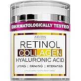Retinol Cream for Face, Anti-Aging Moisturizer, Collagen & Hyaluronic Acid | Non-Greasy Wrinkle Cream for Women & Men, Firmin