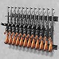 JBBTOOL Indoor Gun Rack - Upgraded Heavy Duty Steel Wall Mount, Adjustable Display and Secure Stand for Shotguns and Rifles With Soft Padding