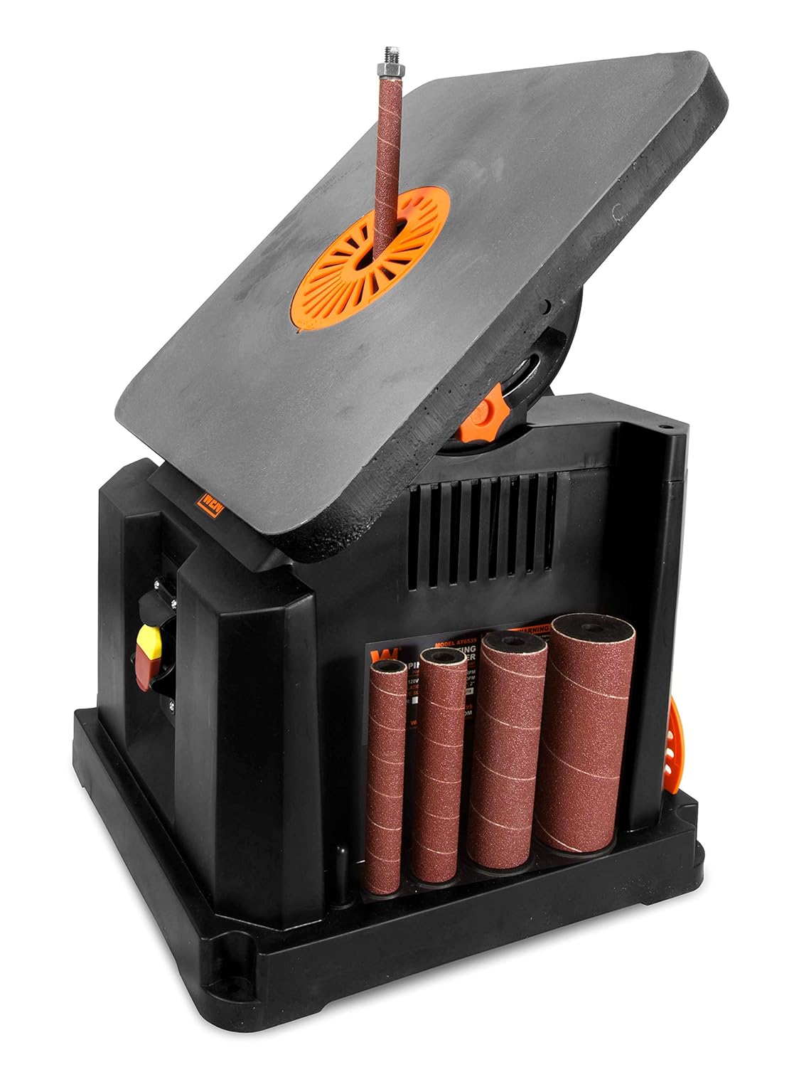 WEN AT6535 3.5Amp Oscillating Spindle Sander with Extra Large Beveling Table Top