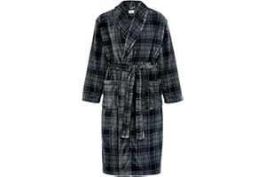 Alexander Del Rossa Mens Robe Plush, Mens Bath Robes for Men, Men's Robe Plush, Men's Bathrobes, Mens Fleece Robe