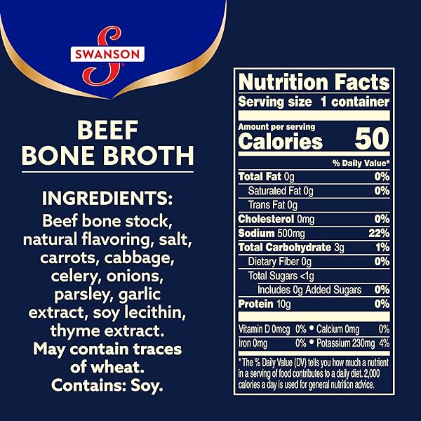 SWANSON SIPPING BEEF BONE BROTH, 10.75 OZ MICROWAVABLE CUP