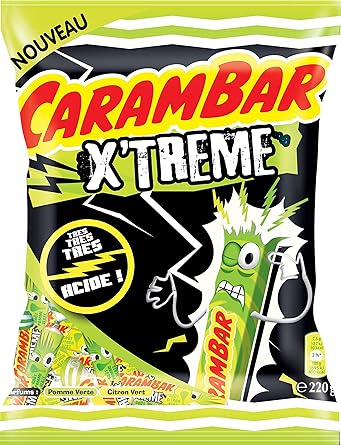Carambar X Treme Gruner Apfel Und Limette 220 G Amazon De Lebensmittel Getranke