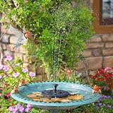AMZtime Solar Fountain with 6 Nozzles Outdoor Water Feature view 7
