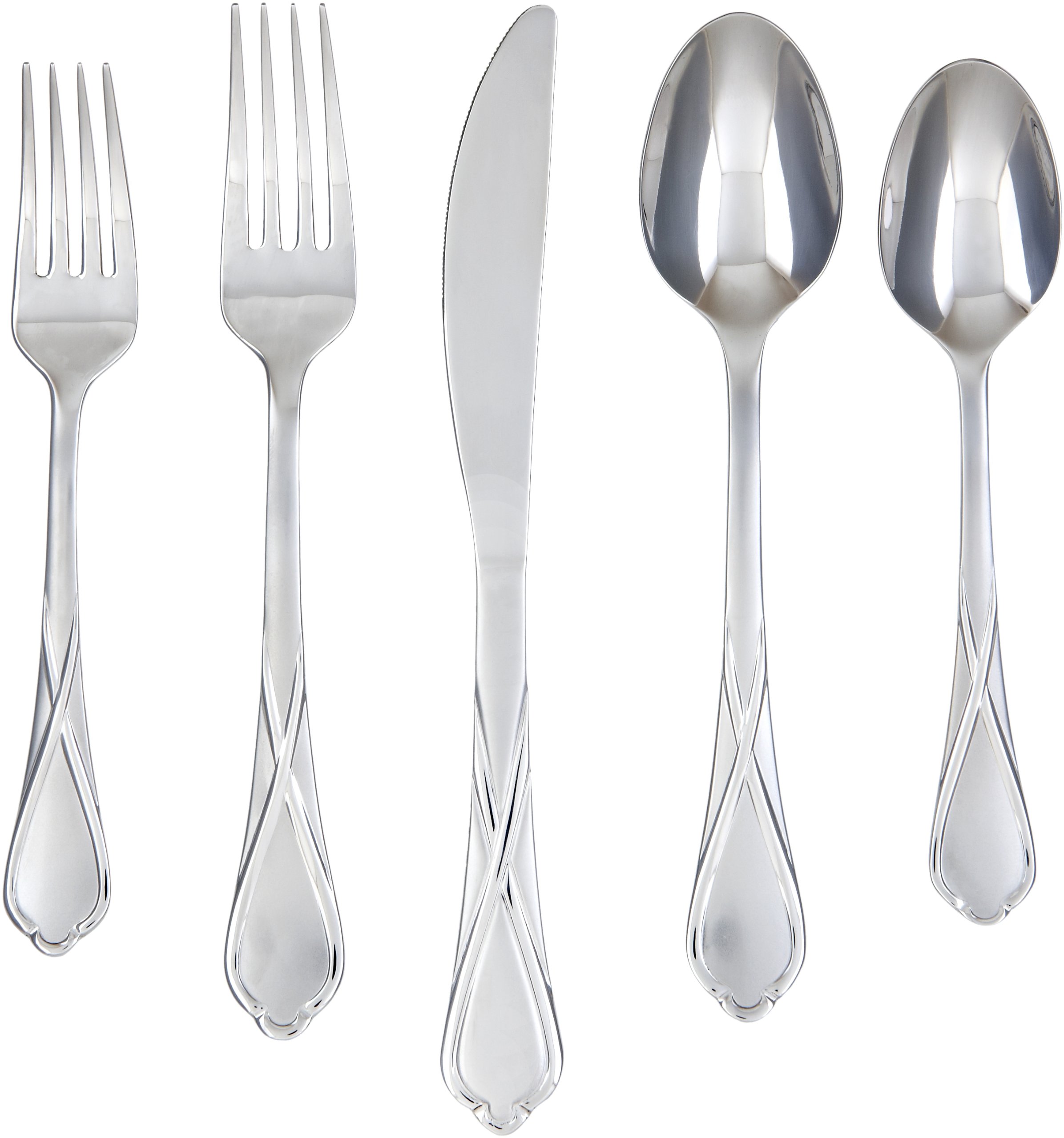 Cambridge Silversmiths Heather Sand 20Piece Flatware Silverware Set