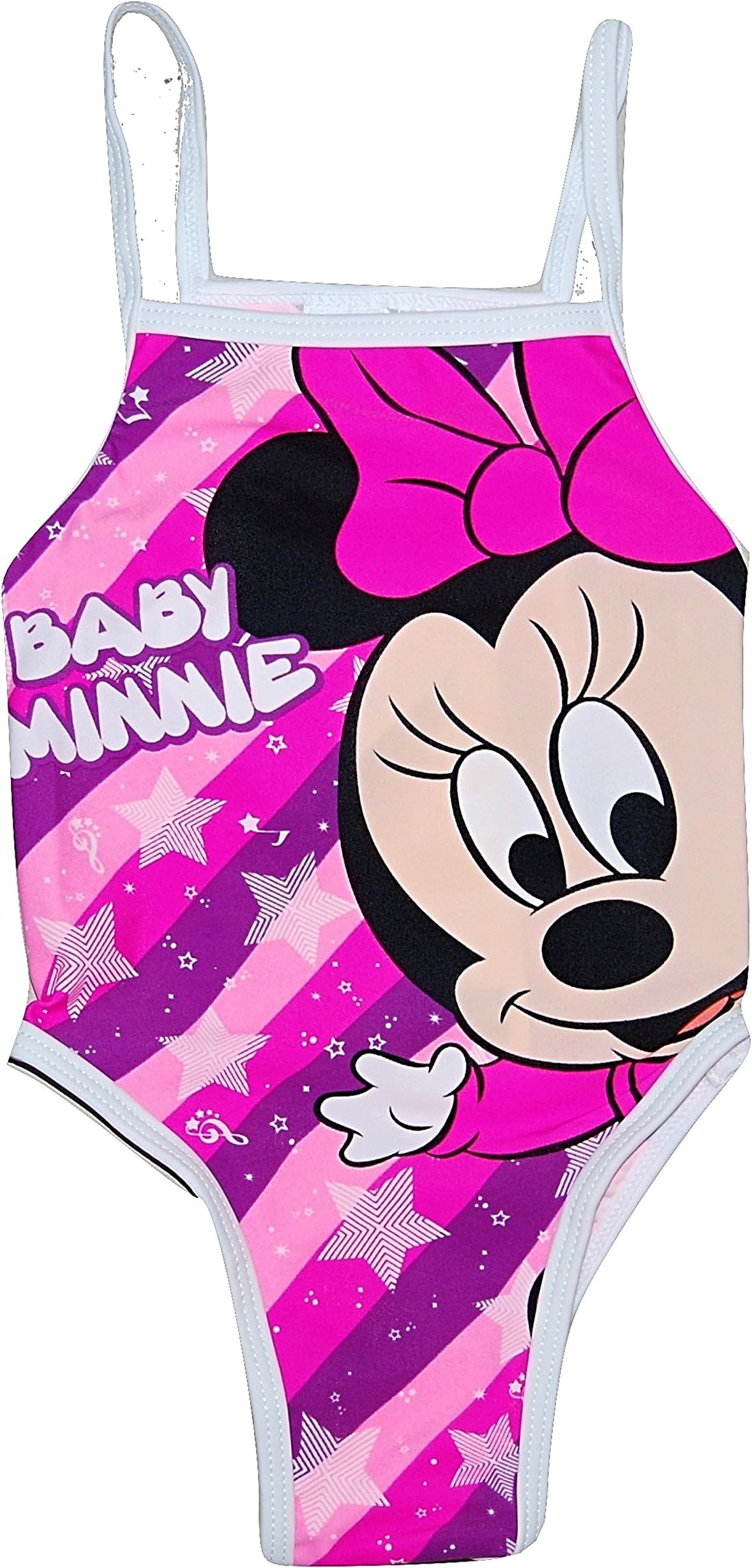 Disneys Minnie Mouse Girls Baby Swimming Costume Swimwear Pink 12-18 Months to 2-3 Years