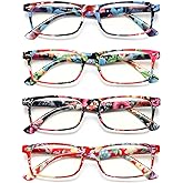 YTDBNS Reading Glasses for Women, Stylish Blue Light Blocking Readers, Ladies Eyeglasses, Fashion Computer Eye Glasses