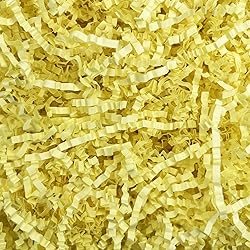 Tisspoms 2LB Light Yellow Crinkle Cut Paper Shred