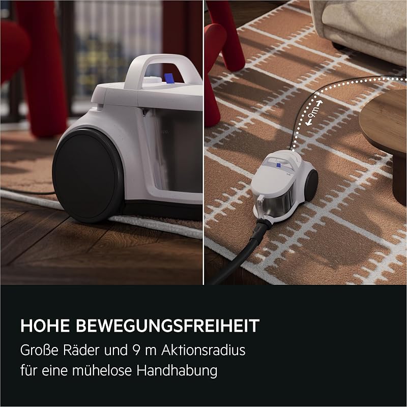CLEAN 5000 Staubsauger beutellos, 1000 W, 100% Staubaufnahme, AL51C1DRF