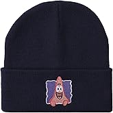 Spongebob Squarepants Patrick Embroidery Acrylic Knit Standard Cuff Beanie