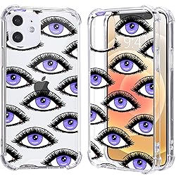 LuGeKe Evil Eyes Case for iPhone XR,Fashion