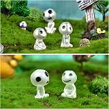 IRYNA Fairy Garden Accessories 10Pcs Glow in Dark Tree Elves Gnome Figurines view 4