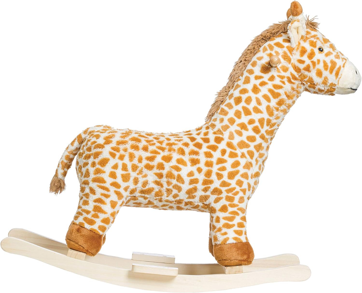 happy trails giraffe plush rocking animal