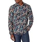 Paul Smith Men's Long Sleeve Tailor Fit Coral Reef Button Down