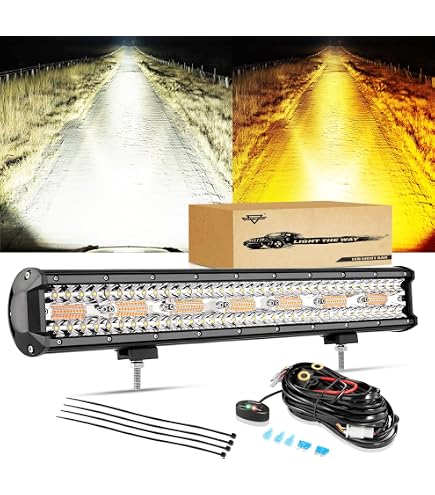 MICTUNING 42 Inch LED Light Bar Protective Cover – Dustproof Waterproof – Black