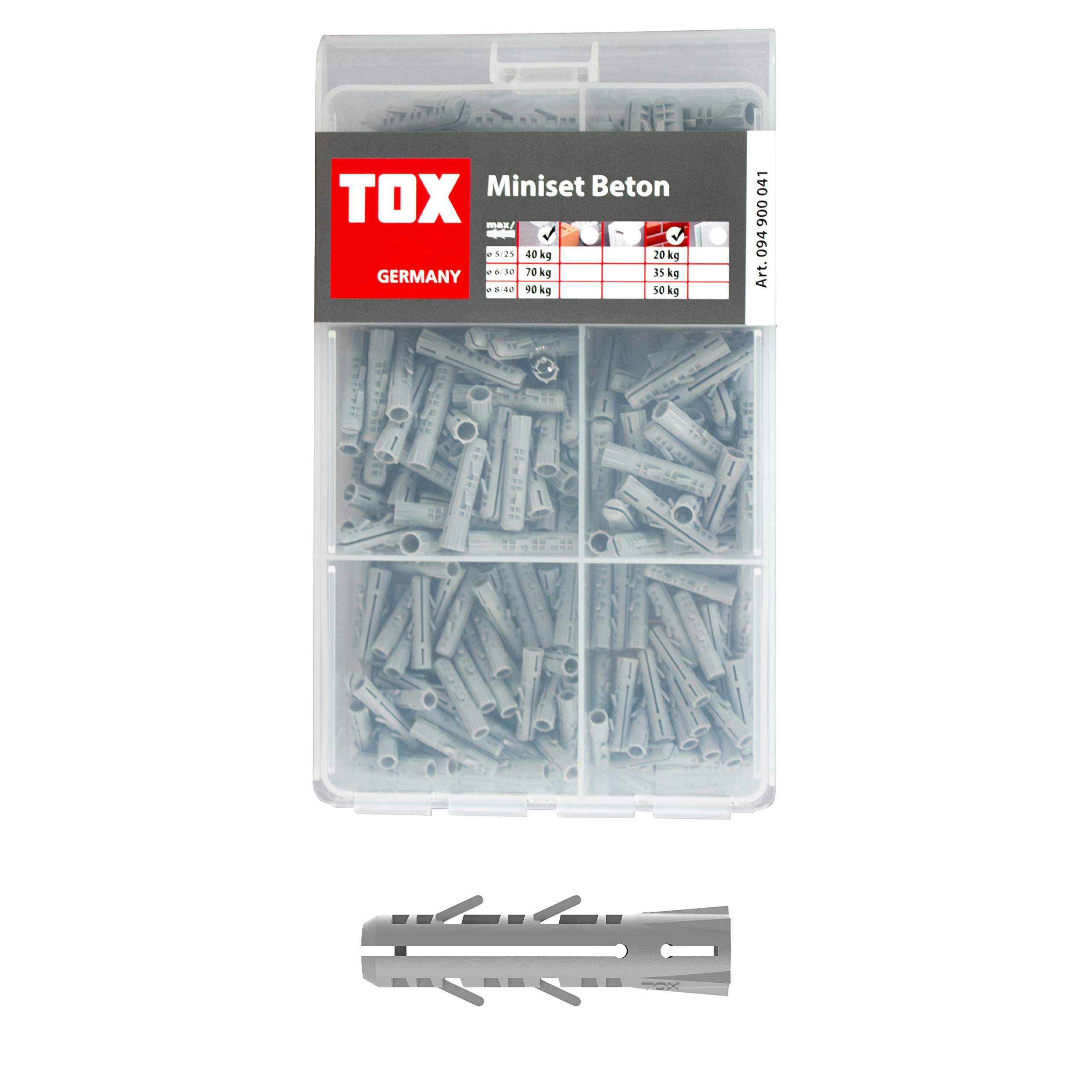 TOX standard assortment Miniset Beton 245 pcs, 094900041