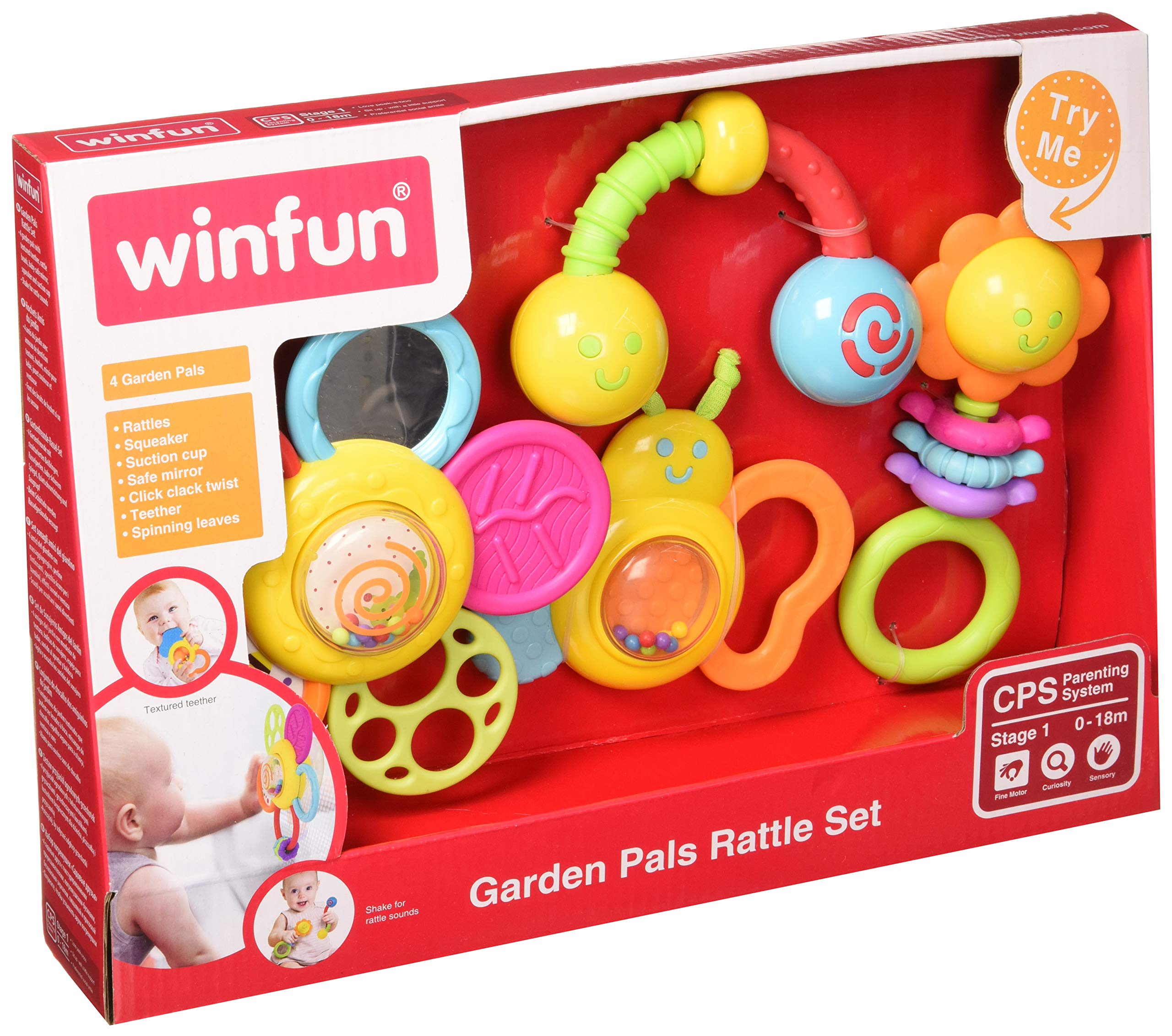 winfun Rattles Set Tiger