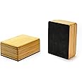 Striped Handstand Blocks (2 Solid Non-Slip Wooden Blocks)