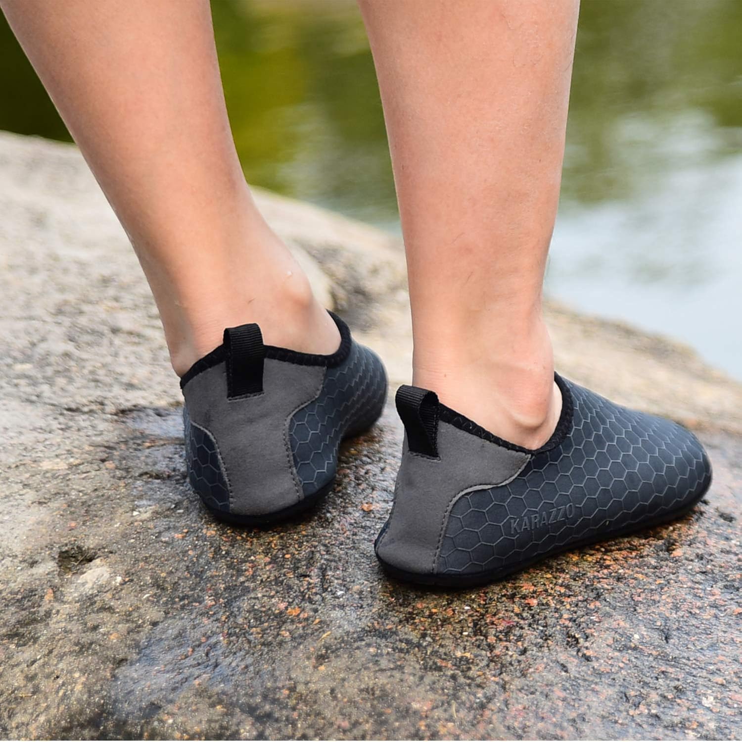 KARAZZO Mens Womens Water Shoes Aqua Shoes Socks Quick-Dry Lightweight Barefoot Shoes