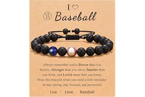 UNGENT THEM Gifts for Teen Boys, Baseball Basketball Soccer Football Bracelet Gifts for Boys, Birthday Graduation Gifts for Boys, Son, Grandson, Brother, Nephew