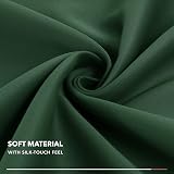 Deconovo Thermal Blackout Curtain 203x214 cm Eyelet Dark Forest view 6