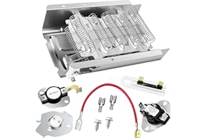 VYPART 279838 NED4655EW1 MEDC215EW1 Heating Element W10724237 Dryer Heating Element Kit for Am.ana Whirlpool May.tag Centennial Roper Kenmore 70 80 Series Model 110 wed4815ew1 medc465hw0 ned4600yq1
