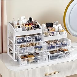 Desk Organizer with Drawers, 3 Drawers Storage