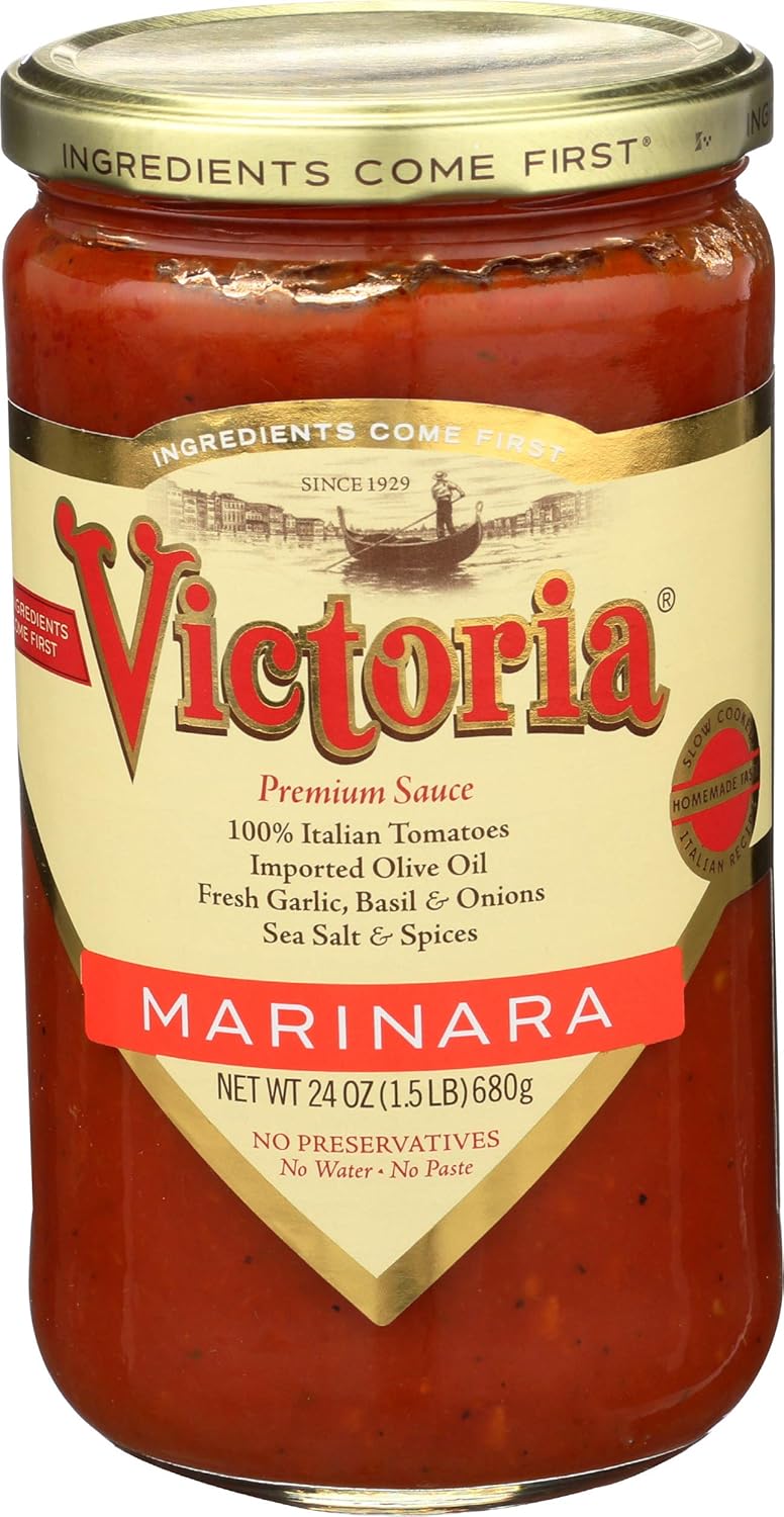 Victoria Premium All Natural Marinara Sauce, 24 Fluid