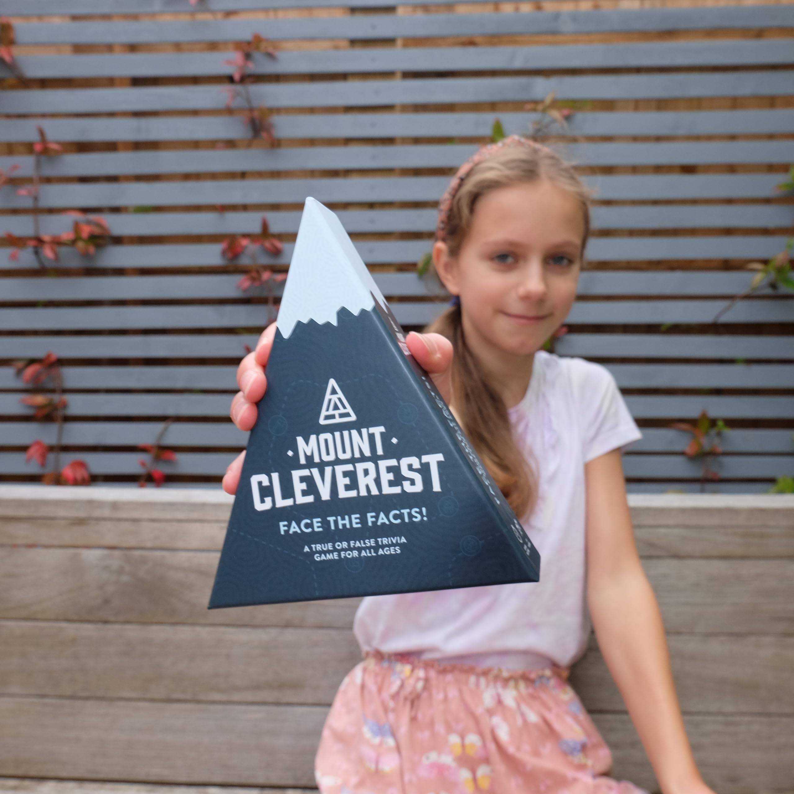 Mount Cleverest® Original Edition | True or False Trivia Game | Fun Adults & Kids Family Card Game | Party Games for Birthday | Travel Games | Gift for Boys and Girls | Stocking Stuffer