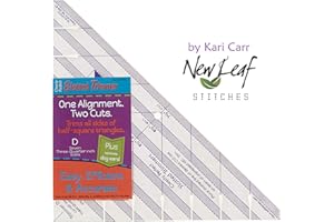 Clearly Perfect Slotted Trimmer D ~ Quilting Tool by New Leaf Stitches