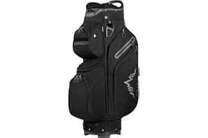 UNIHIMAL Golf Cart Bag, 15 Way Organizer Divider Top with Handles and Rain Cover