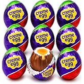 Cudbur,y Milk Chocolate Creme MINI Eggs Candy 9 Count Chocolate Candy Eggs with Soft Fondant Center Individually Wrapped Sweet Candy office, party or Basket Stuffers Party Favors (2.8 Oz) 1 Pack