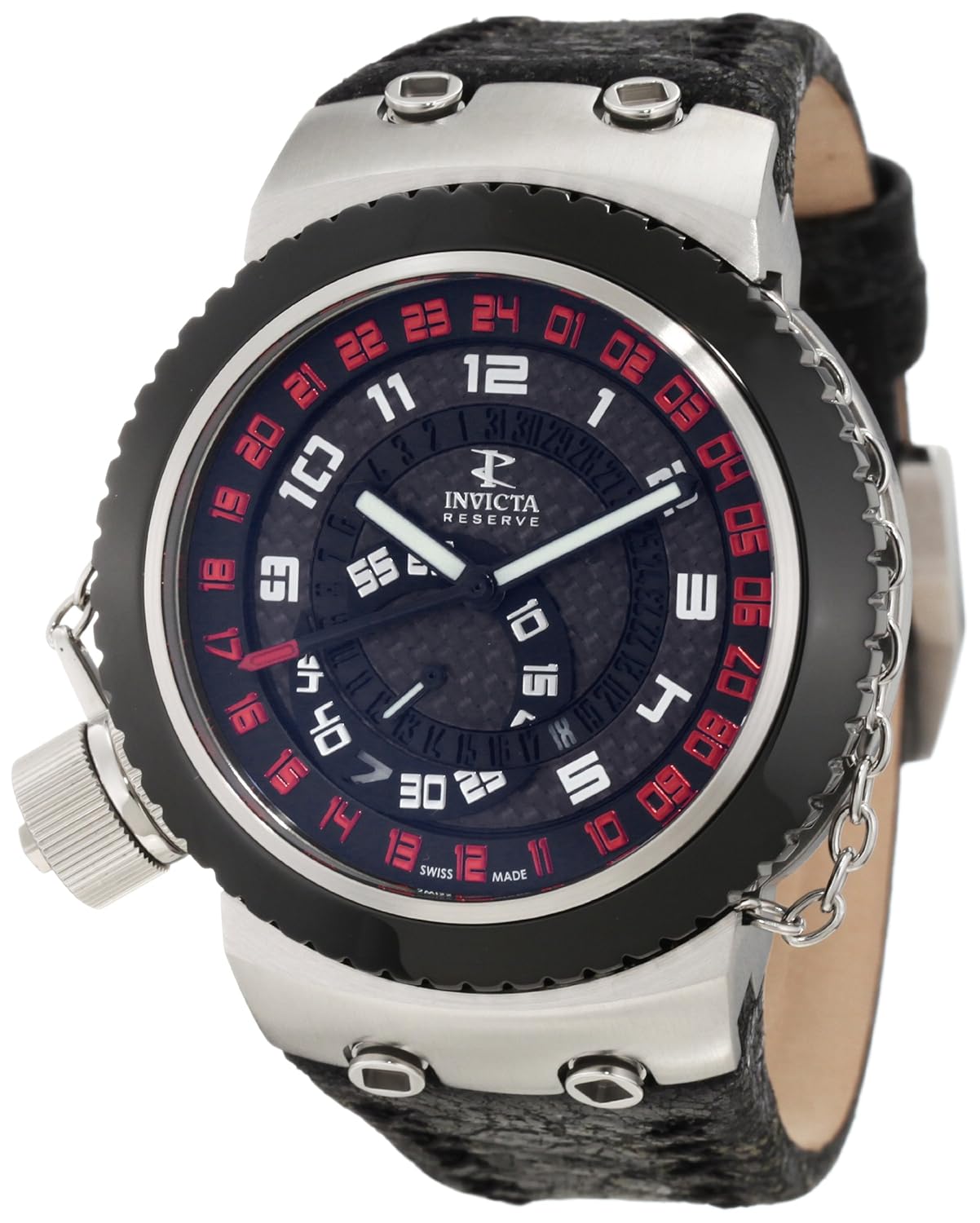 人気ショップが最安値挑戦 Invicta Men S russian Diver Reserveブラックダイヤルブラックレザー腕時計 B0071m6gps Andramolje Com